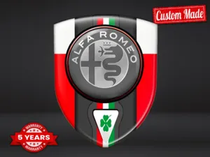 Alfa Romeo Adesivi Paraurti Auto su Misura Robusti Pro Sobri